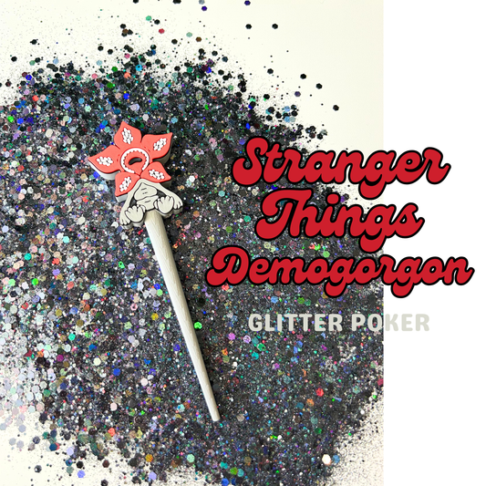 STRANGER THINGS - DEMOGORGON GLITTER POKER
