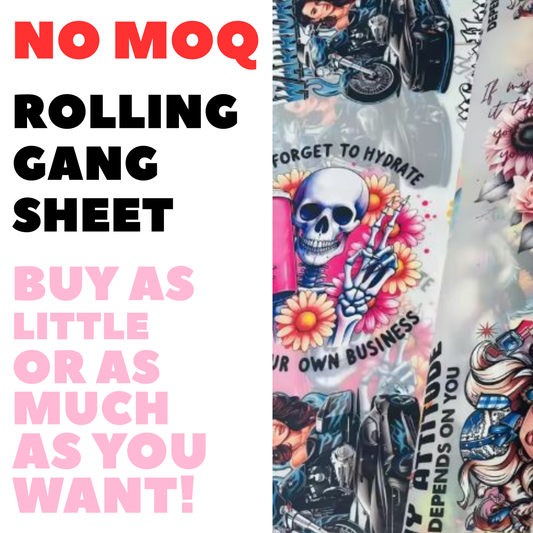 DTF Rolling Gang Sheet