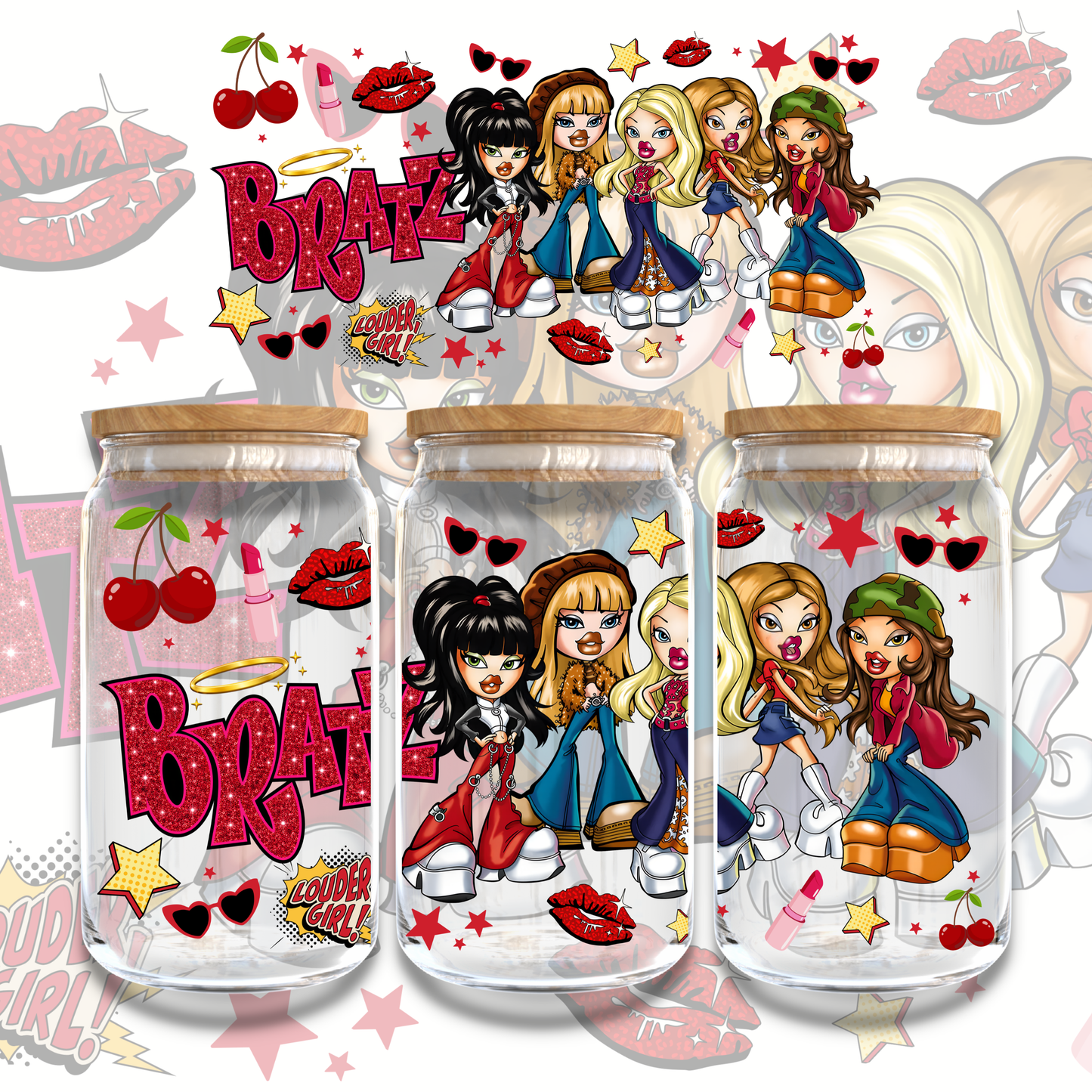 BRATZ LOUDER GIRL - 16oz UV DTF WRAP