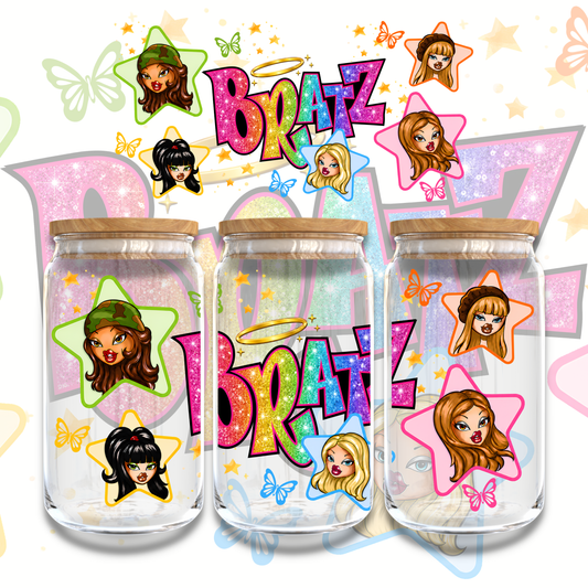 BRATZ RAINBOW BRIGHT - 16oz UV DTF WRAP