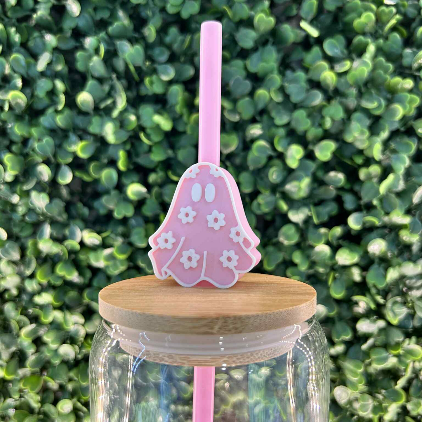 DAISY GHOST STRAW TOPPER