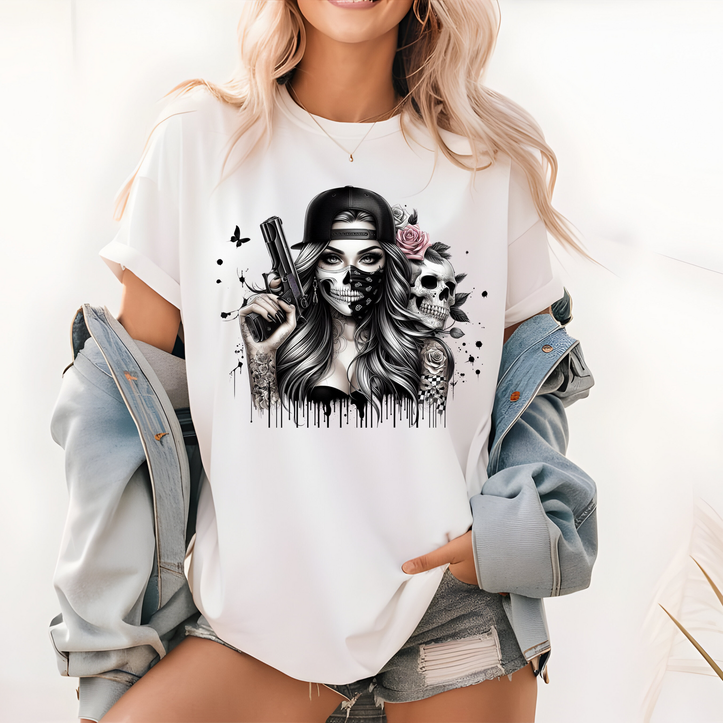 SKULL GIRL GUN