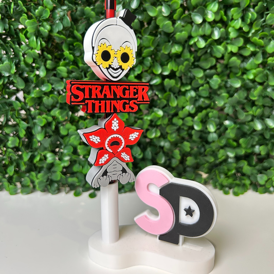 STRANGER THINGS STRAW TOPPERS