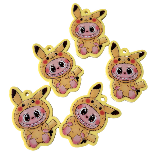 PIKACHU LABUBU KEYCHAIN