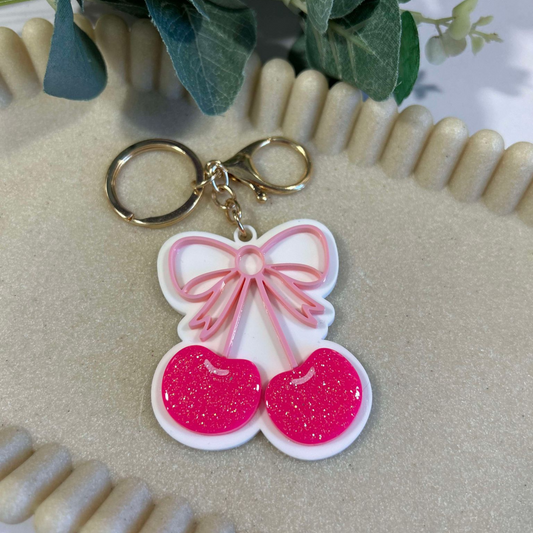CHERRY KEYCHAIN