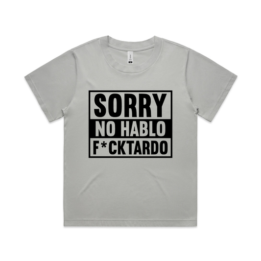 SORRY NO HABLO
